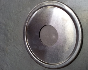 Alumnium cover criva bored